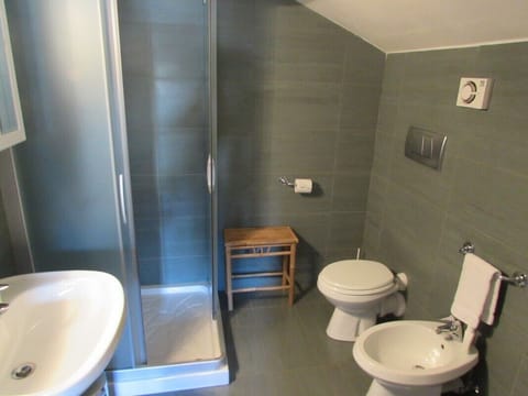 Double Room (Chiara) | Bathroom | Hair dryer, bidet, towels, soap