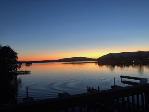 Beautiful views from the deck