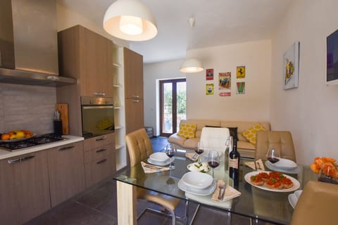 Living area in fourth apartment