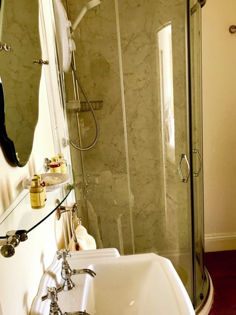 Free toiletries, hair dryer, towels