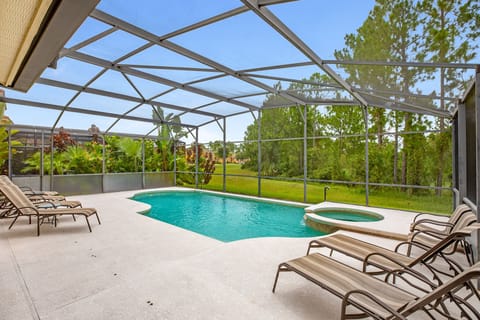 This pool is southern facing - sun all year especially winter!