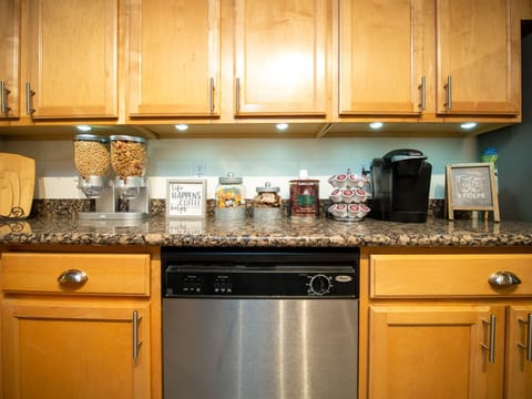 Cereal, oatmeal, eggs, coffee, or hot tea complimentary on the house!