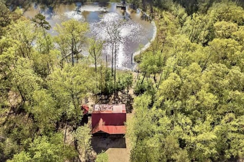 cabin & pond