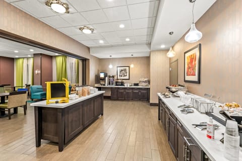 Free daily self-serve breakfast