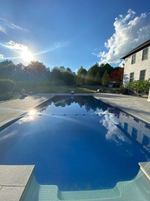 Beautiful heated in-ground pool 