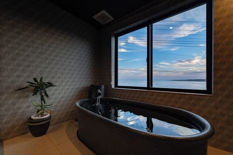 Rumi 201 or Kouka 205, Japanese-Western Room with Ocean View Bath, Type A, Non smoking | Bathroom | Separate tub and shower, free toiletries