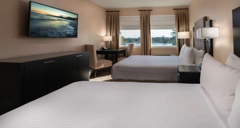 Standard Room, 2 Queen Beds, Non Smoking, Refrigerator | Premium bedding, pillowtop beds, in-room safe, individually decorated