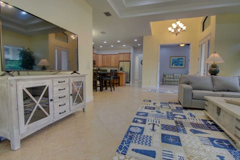 Family Room with Huge TV