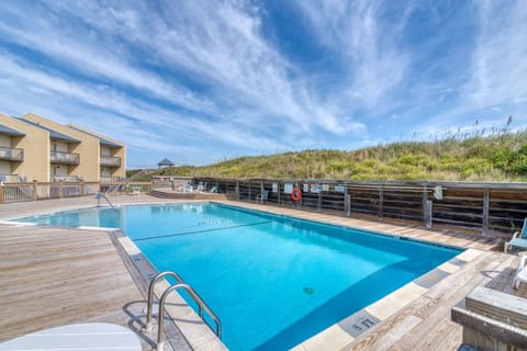 Large 85 ft Pool & Deck Area Directly Across from Our Unit Next to Ocean