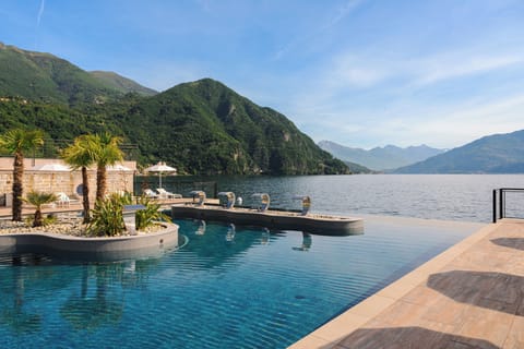 Indoor pool, seasonal outdoor pool