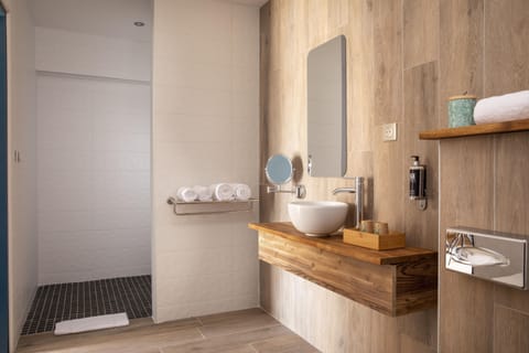 Superior Double Room | Bathroom | Shower, free toiletries, hair dryer, towels