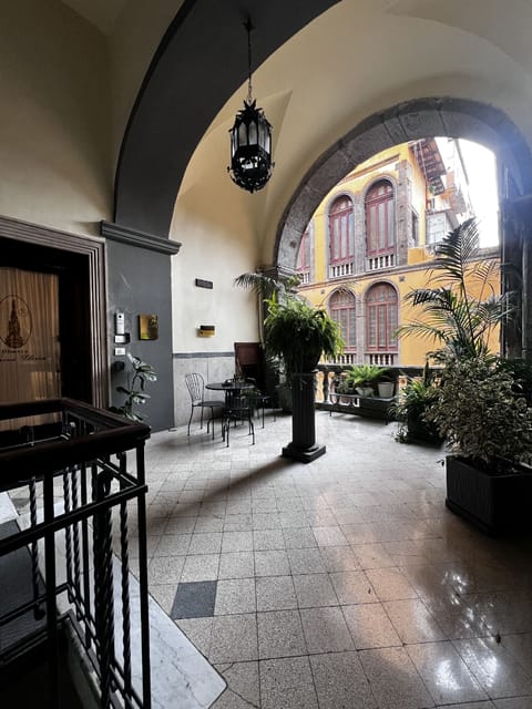 Interior entrance
