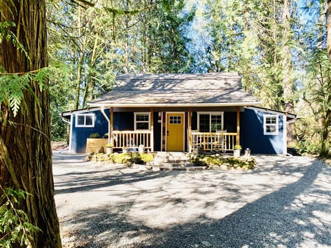 Our cottage is located atop our 2.5 acre gated property. Welcome to the woods!