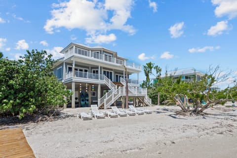 Ocean-facing side of property