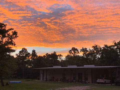 This is just an idea of the incredible sunsets you see out here.