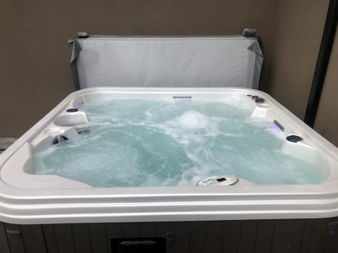 We have a hot tub (shared with owners) on property