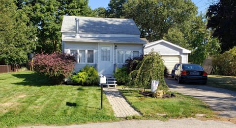 Once a beach cottage this cozy little house makes for a great family getaway.