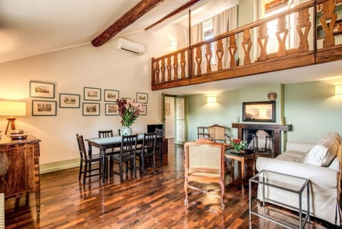Apartment, 1 Bedroom | Living room | Flat-screen TV