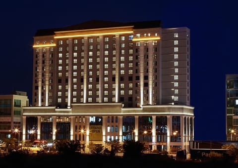 Front of property - evening/night
