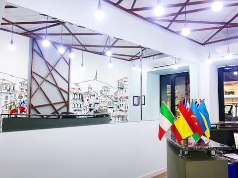 Interior entrance