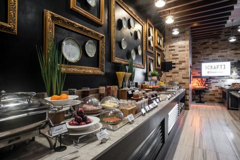 Daily buffet breakfast for a fee
