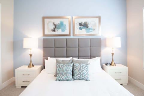 Rest in our High Quality beds, right after a long day in the parks! (which are really close to our home!)