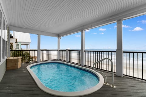 Your private pool on this covered terrace offers the perfect spot to unwind while soaking in breathtaking ocean views.