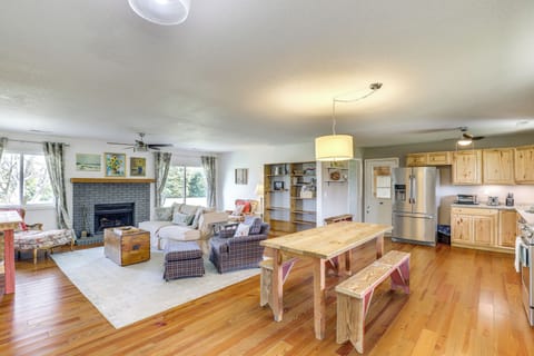 Pisgah Forest Vacation Rental | 3BR | 2BA | 1,400 Sq Ft | Stairs Required