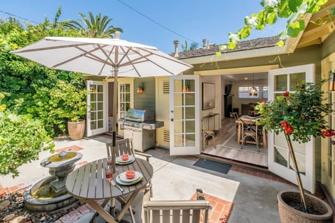 Soak up the sunshine on the private patio!