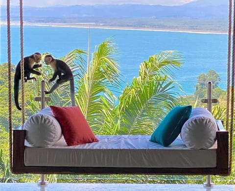 Balcony hanging couch with Amazing Ocean View
