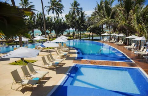 2 outdoor pools, pool umbrellas, sun loungers