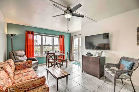 South Padre Island Vacation Rental | 1BR | 1BA | 650 Sq Ft | Stairs Required