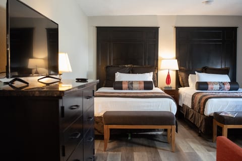 Premium bedding, pillowtop beds, blackout drapes, iron/ironing board