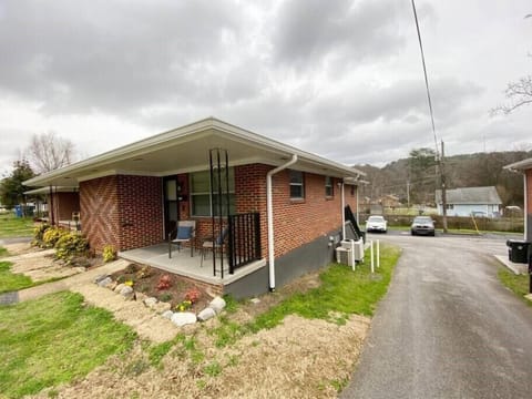 Although we have a shared driveway, there is plenty of parking out back.