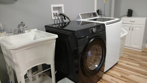 Laundry room.