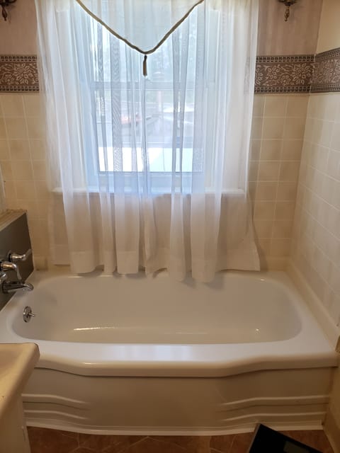 large bathroom with shower
