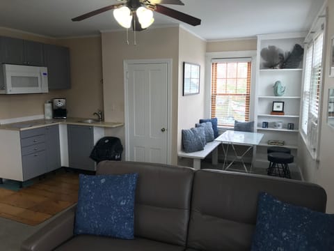 the open plan space