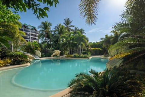 2 outdoor pools, open 9:00 AM to 6:00 PM, pool umbrellas, sun loungers