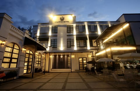 Front of property - evening/night