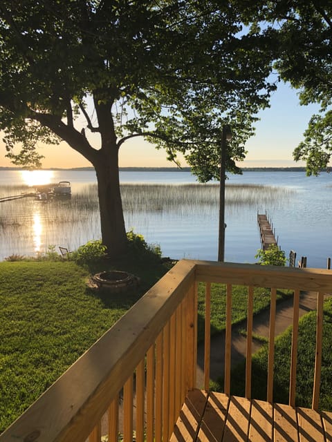 This is the view from the deck. 