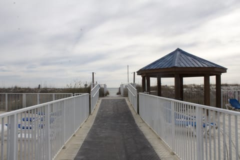 Walkway to the beach 