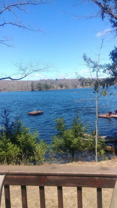 View from lakeside deck
