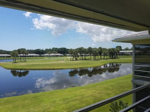 Beautiful golf course and water views abound