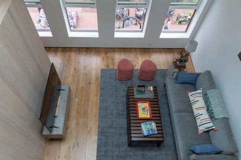 View of living room from upstairs