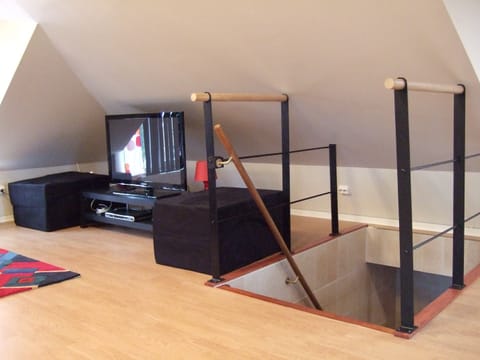 Honeymoon Penthouse, Sea View | Living area | 42-inch LED TV with satellite channels, TV, DVD player