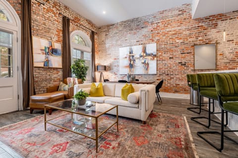 Open concept living, kitchen, and dining area with ample comfortable seating options for you and your guests. Samsung Smart 4K TV that allows for streaming from your favorite apps, along with the DIRECTV Entertainment.