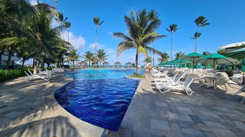 3 outdoor pools, open 8:00 AM to 8:30 PM, free cabanas, pool umbrellas