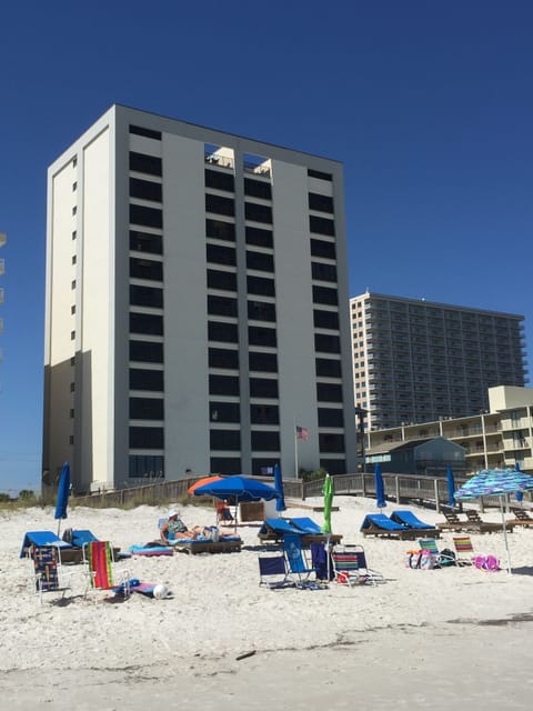 Directly on the Gulf of Mexico, Gulf Shores Beach.
