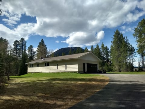 Private, treed property with views into the park. 