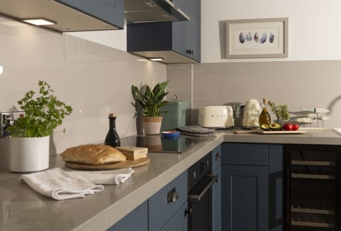 Cob Cottage, St Agnes. Ground floor: Plenty of space for plenty of cooking